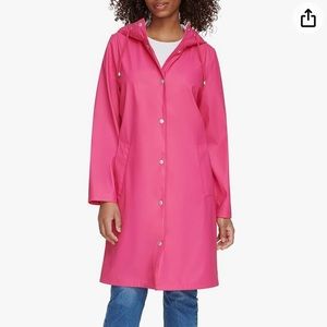 Levi’s Hooded Rain Parka in Pink